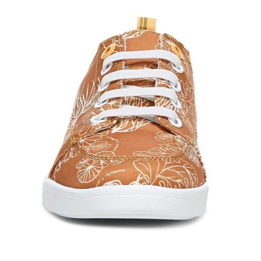 Vionic Beach Pismo‎ Sneaker Womens 7 Wide Starfish Coral Print Supportive - Picture 3 of 8
